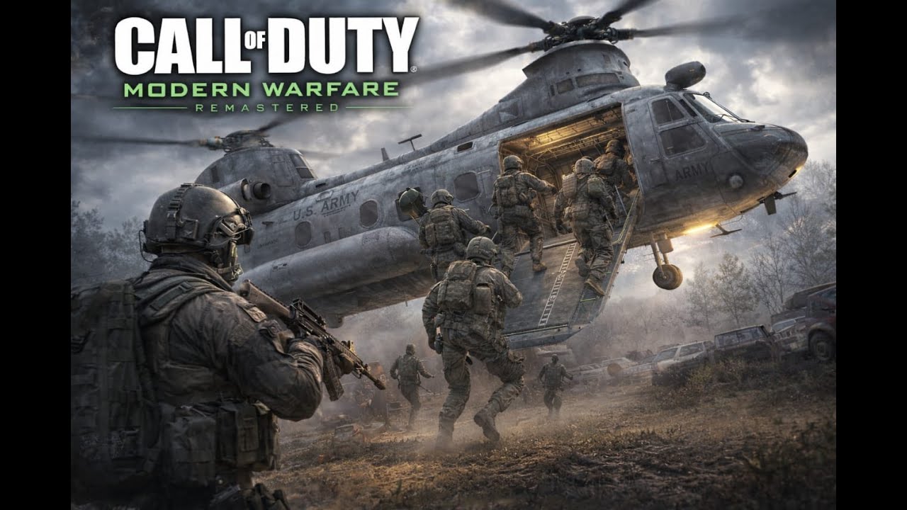 Call of Duty Modern Warfare Remastered | Helicopter Rescue Training Mission 