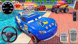 Indian Theft Aura Simulator | Sonic & McQueen Open World Android GamePlay #12