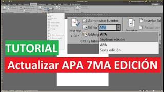 ✅ TUTORIAL Instalar Normas APA 7ma EDICIÓN (CUALQUIER OFFICE) Fácil y rápido  (APA 7MA Edición Word)