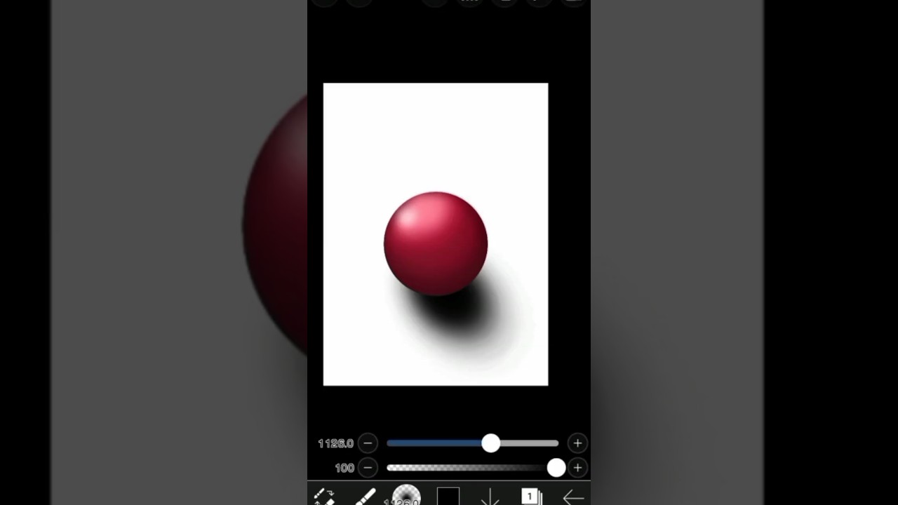 [ Ibis paint x tutorial ] draw 3D ball 
