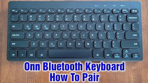 Onn Bluetooth Keyboard Pairing– How To Pair