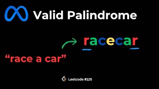 Valid Palindrome Made EASY (LeetCode 125 | Python )