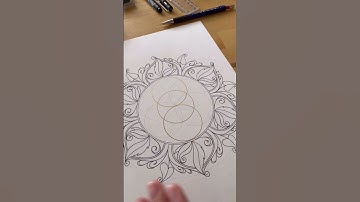 Seed of Life Mandala #mandalaart #mandalalove #mandala #mandalaartist #seedoflife #sacredgeometry