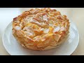 Гасконский яблочный пирог|Яблочный пирог "Вуаль невесты"|Французский яблочный крустад ИЗ ТЕСТА ФИЛО
