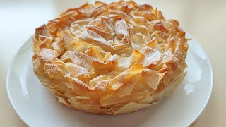 Гасконский яблочный пирог|Яблочный пирог "Вуаль невесты"|Французский яблочный крустад ИЗ ТЕСТА ФИЛО