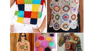 Beautiful ❤️ eye catching crochet blouse design for girls & women's|Massive Crochet|