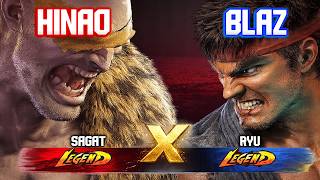 🔥 SF6 — Ryu (BLAZ vs HINAO) Sagat🔥YOU PROBABLY MISSED THIS!