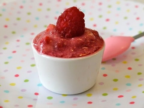 homemade raspberry baby food