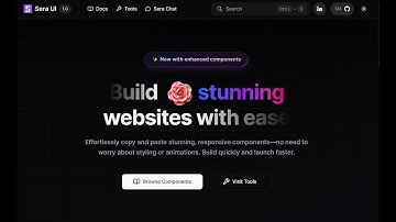 Sera UI: Copy-Paste Next.js UI Components with Framer Motion Animations