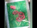 Заливка эпоксидной смолой. Первый предварительный слой. Мои первые картины