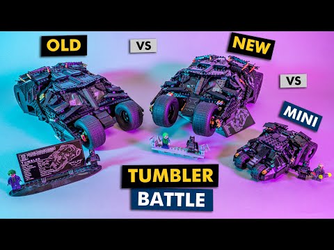 LEGO Tumbler Battle - 76023 (old) vs 76240 (new) & 76239 (minifig scale)