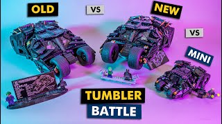 LEGO Tumbler Battle - 76023 (old) vs 76240 (new) & 76239 (minifig scale)