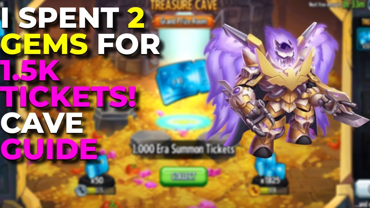 GET ANCESTOR TICKETS FOR 2 GEMS ONLY! ANCESTOR GUARANTEED Treasure Cave - Monster Legends Mobile