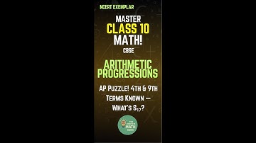 CBSE - CLASS 10 #arithmeticprogressionclass10th #englishmedium #ncertexemplarsolutions