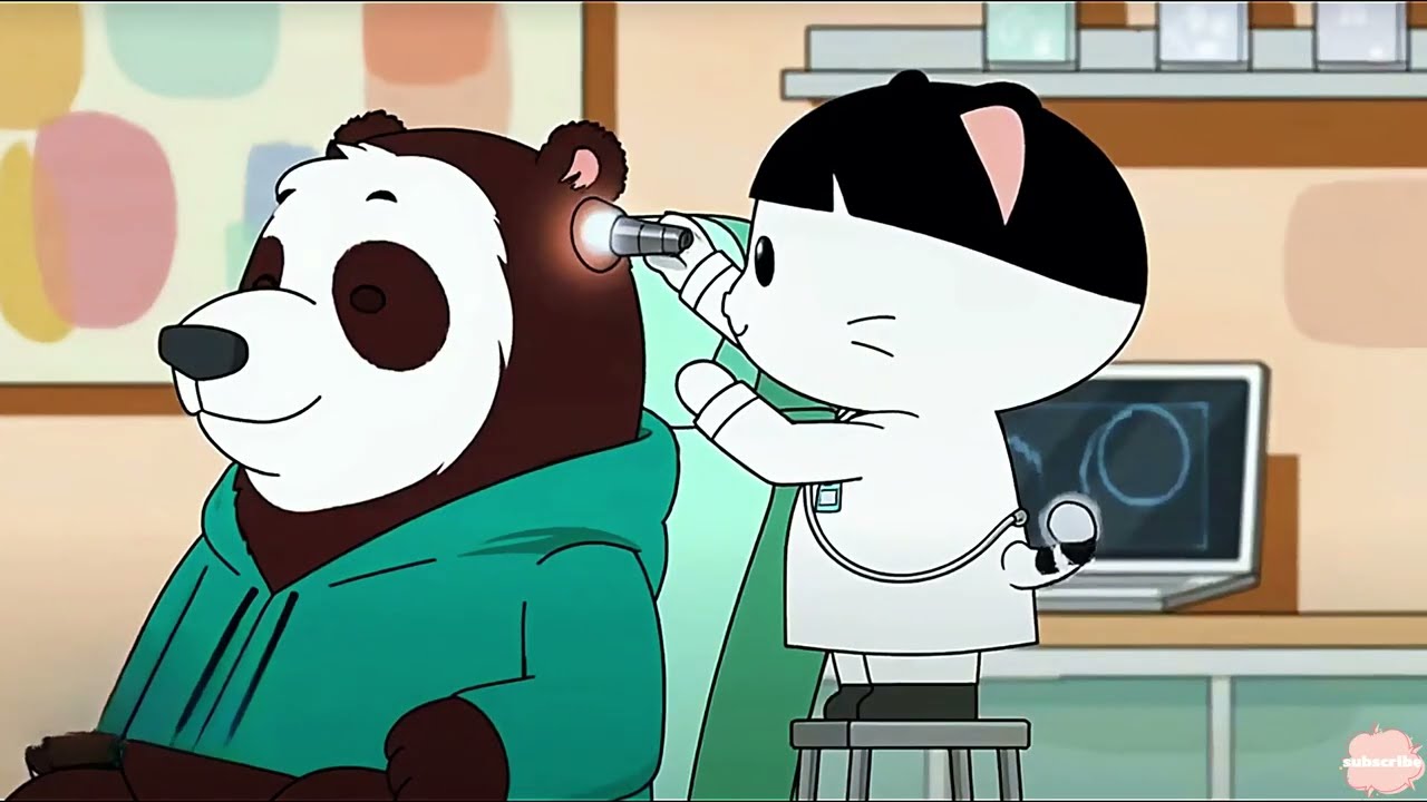 Kitty Cleans Panda’s Ear – So Cute! 🐼🐱 ASMR