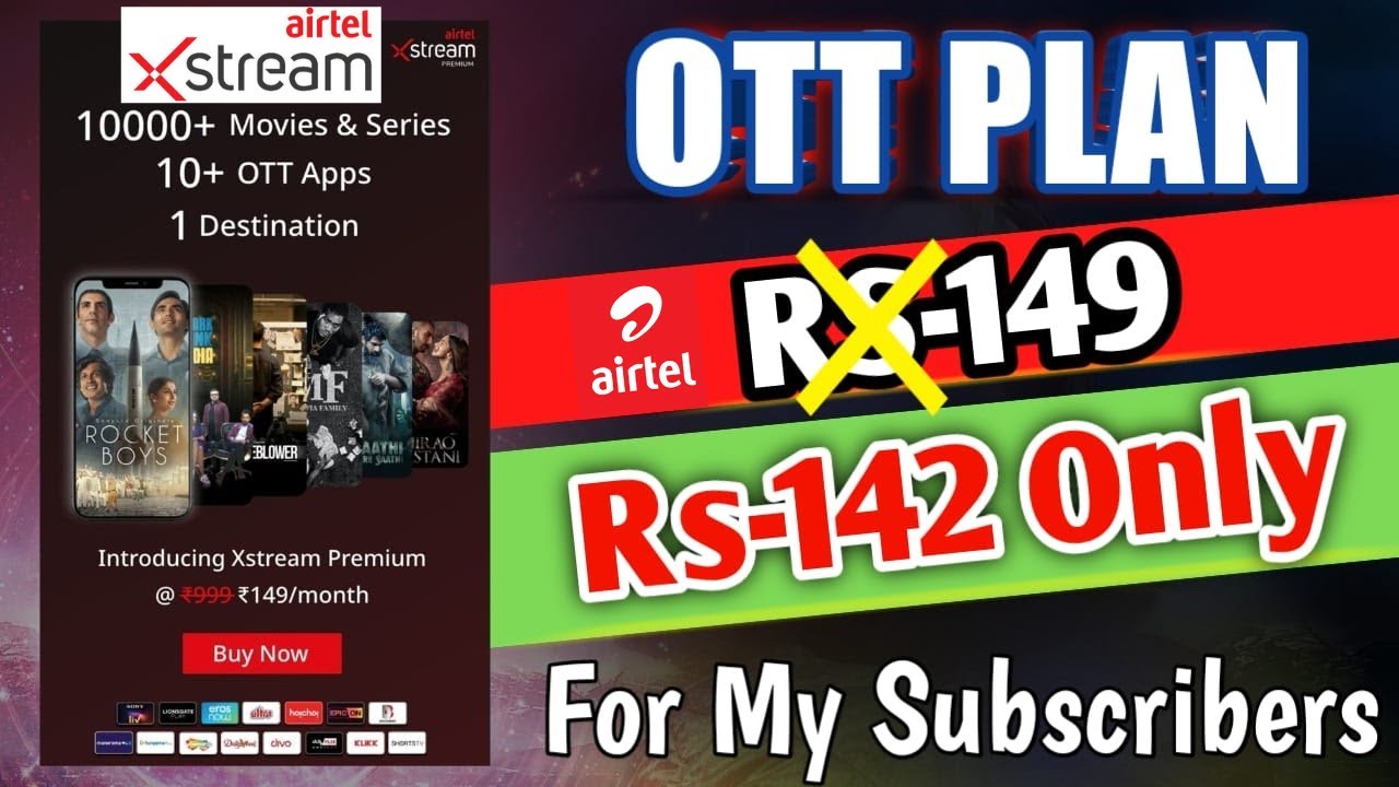Airtel Xstream OTT Plan Rs 149 Details Xstream Set Top Box Plan