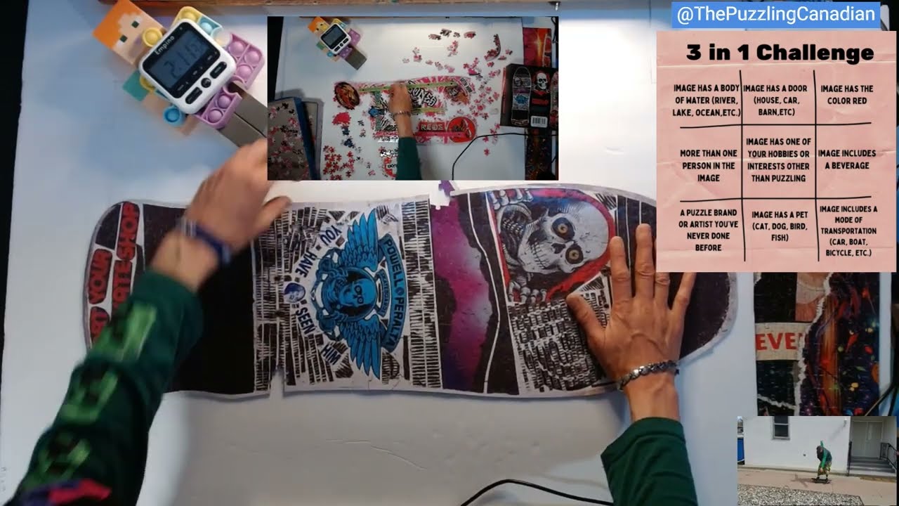 🧩 Powell Peralta makes PUZZLES?! 🧩 Skull & Sword Pink 🧩