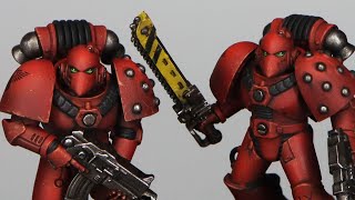How to Paint BLOOD ANGELS | CREATING A COLOUR SCHEME | Old School | WARHAMMER: The Horus Heresy