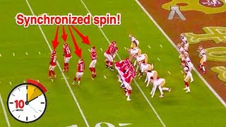 10 minutes of Chiefs trick play in Super Bowl LIV (multiple cam shots)