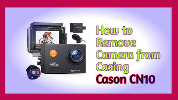 Cason CN10 action camera Unboxing form waterproof casing
