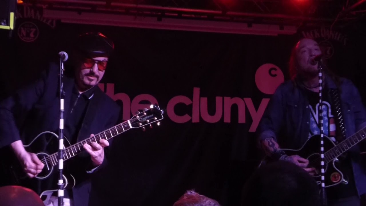 Ginger Wildheart, Jon Poole & Carol Hodge. Run For Home. The Cluny.  Newcastle.  17/04/22