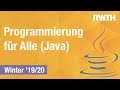 Java Programmierung für Einsteiger: Datenstrukturen – Vorlesung WS 2019/20 📚
