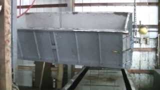 concrete burial vault breakout process