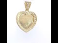 Video: 10Kt Gold Cz Pendant