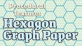 Hexagon Graph Paper using Affinity Photo's Procedural Texture Filter