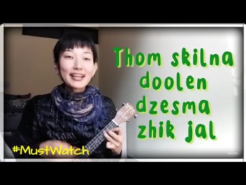 Japanese Girl Singing Ladakhi Song  Thoms Skilna Song AluckyLadakhy