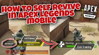 APEX LEGENDS MOBILE | HOW TO SELF REVIVE screenshot 5