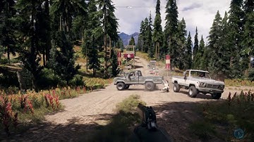 Far Cry 5 - What happens when you throw a body in the bed of a pickup truck