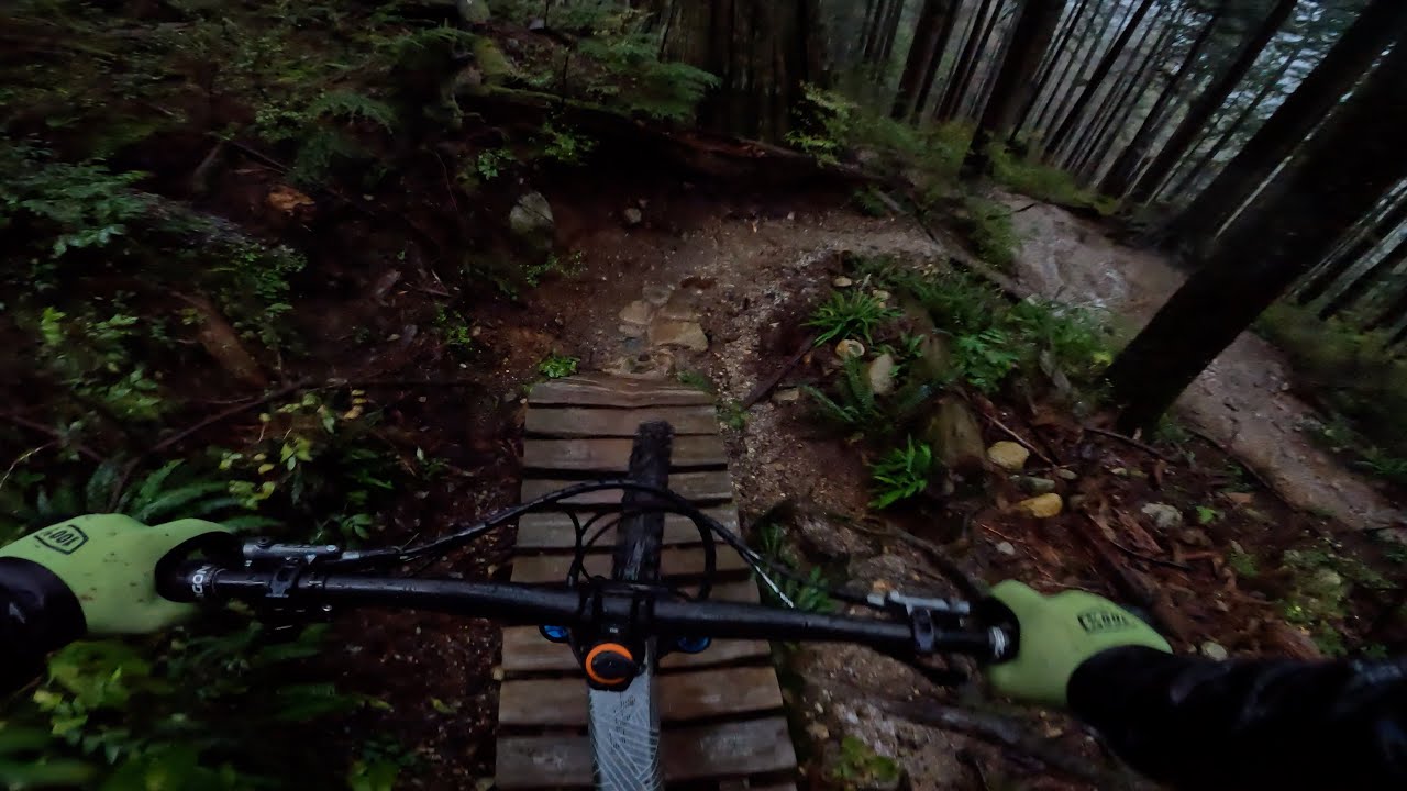 Mountain Bike Trail POV #91 Kirkford into Floppy Bunny, Fromme. (4K)