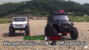 Axial SCX10 III & Traxxas TRX4 Wrangler Rubicon JL & JK Off road Trail 4X4 Rc car