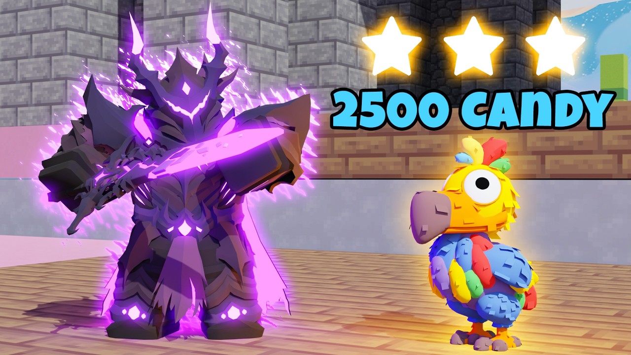 I Maxed Out Void Knight Kit With 2500 Candy In Roblox Bedwars