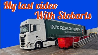 My Last Video With Stobarts #hgv #truck #last #vlog #stobarts