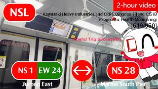 (PHM RUNNING FD) KSF C151B [649/650] (NS1/EW24 Jurong East ↔ NS28 Marina South Pier)