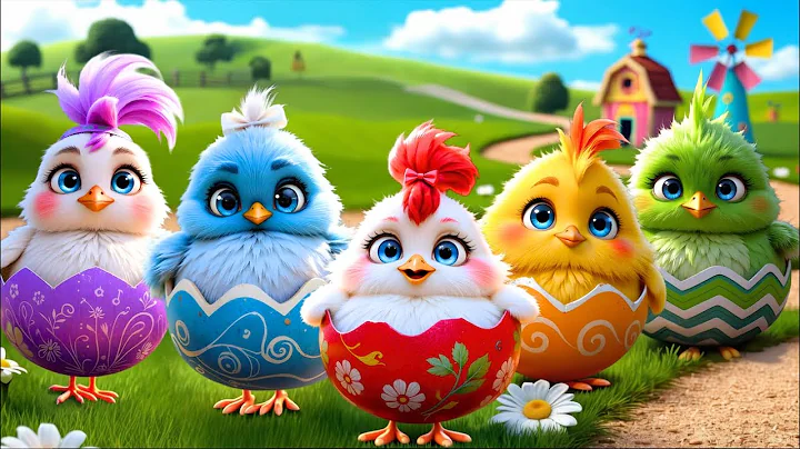 5 Little Chicks Song for Kids | Cute Nursery Rhymes for Toddlers