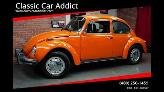 Test Drive 1974 VW Super Beetle *NEW ENGINE SOLD Classic Car Addict