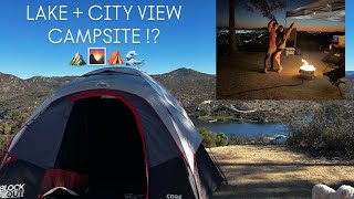 HIDDEN GEM LAKE + HILL TOP CITY VIEW CAMPSITE | THINGS TO DO SOUTHERN CALIFORNIA  | LAKE DIXON 