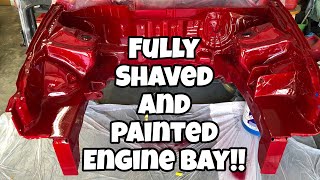 Integra Shaved Engine Bay Gets Paint !