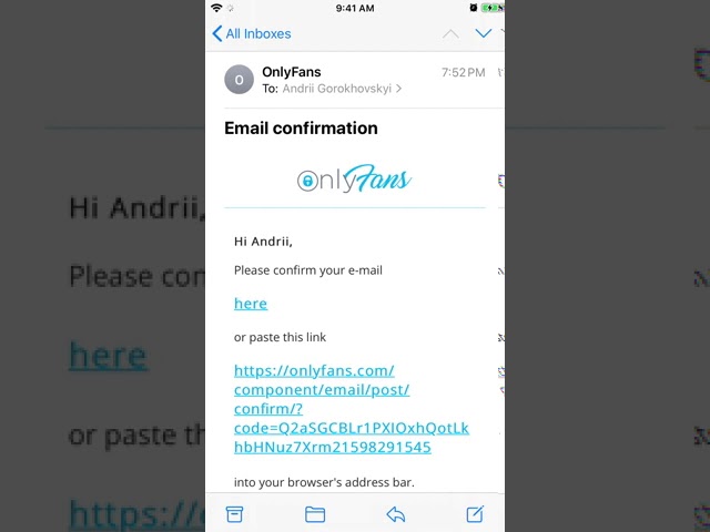 Your show does email onlyfans Using Messages