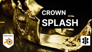 Stunning Crown Splashes in Blender Nexus  Flip Fluid Simulation