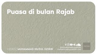 PUASA DI BULAN RAJAB (2 menitan!)