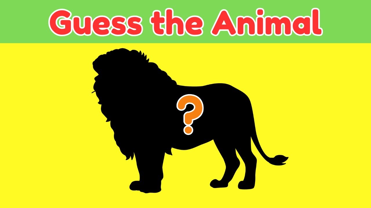 Guess The Animal by Shadow  | Fun Animal Quiz for Kids | 20 Animals Challenge