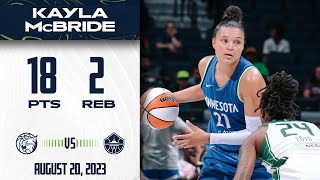 Kayla McBride Scores 18 Points Against Seattle Storm | 08.20.23
