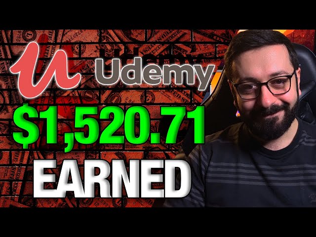 Udemy Earnings Report #6: Is Udemy Passive Income?! class=