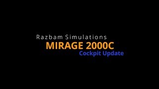 Mirage 2000c Cockpit update