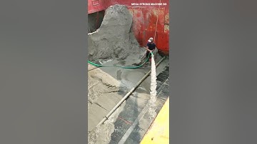 Powerful Water Pump Cline Sand in Big Ship Last Time Unload Sand by Mega Drager Machine #166