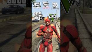 What Happens If The Flash Tries to Run on Water in GTA Games?#shorts #GTA